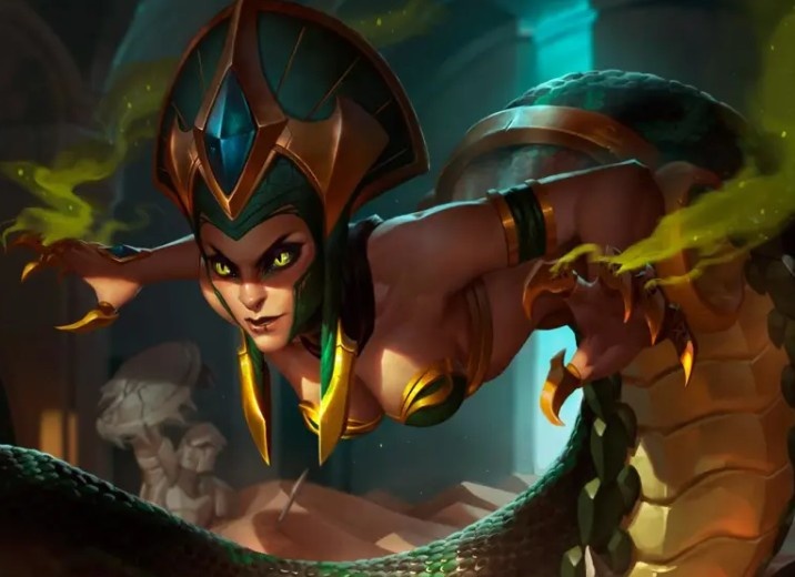 测试服蛇女被动更新:随等级提升百分比移速,可以买鞋!