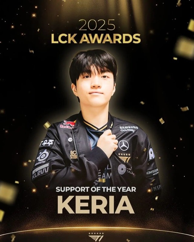 T1官方:用意义非凡的奖项为今年这一年画上了圆满的句号