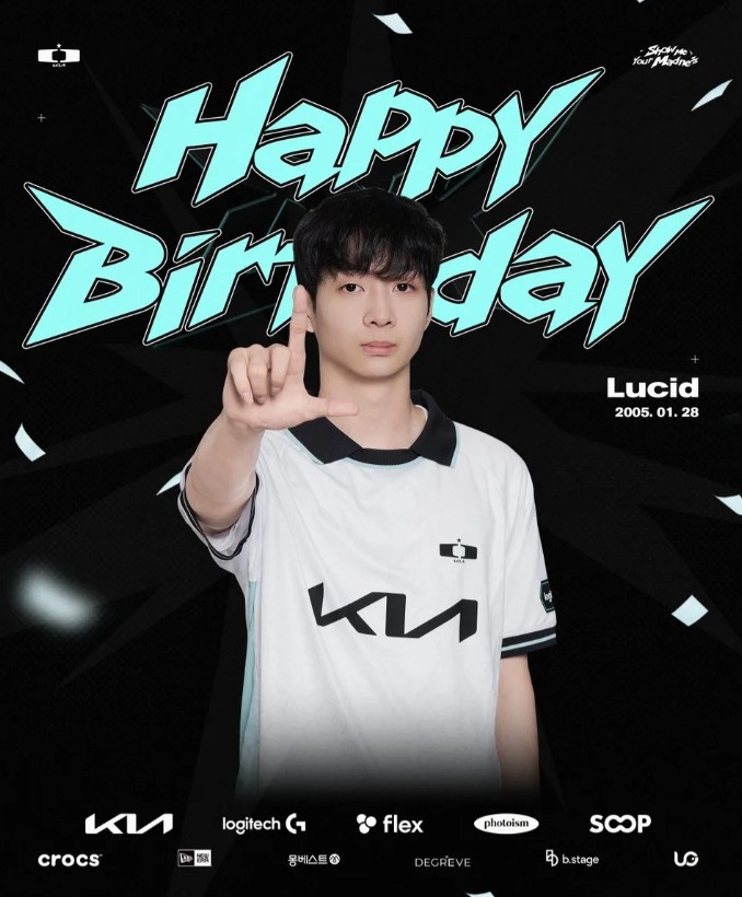 DK官方为Lucid送上生日祝福:生日快乐, Lucid!